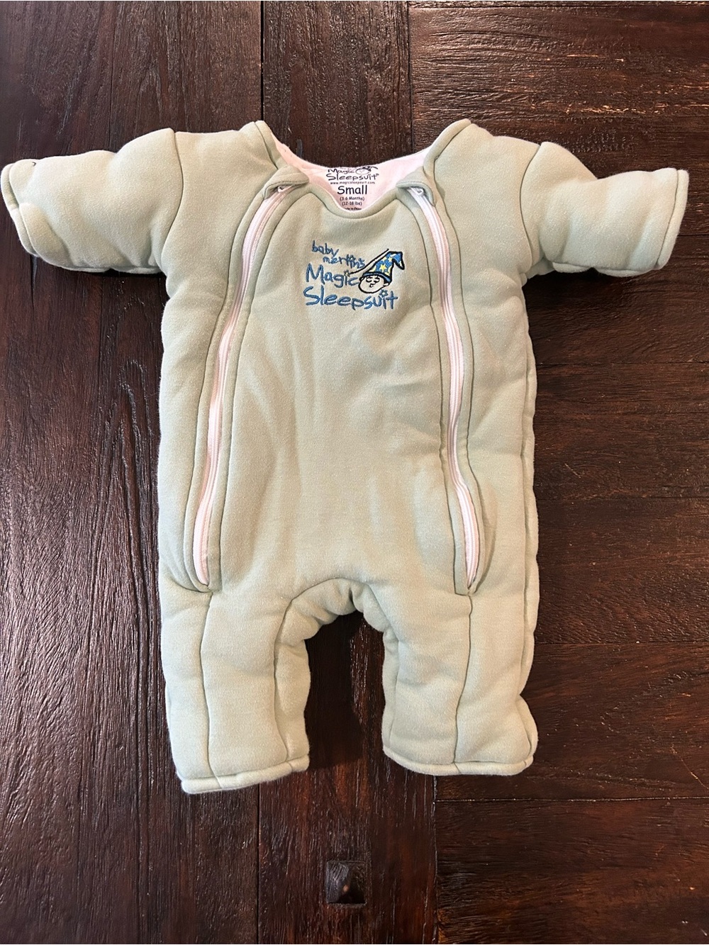 Baby Merlin’s Magic Sleepsuit Light Green One-Piece Cotton Sleeper